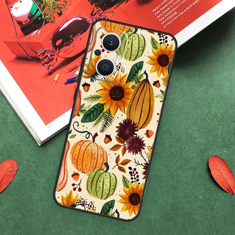 

Autumn Pumpkins Case For OPPO Reno 14 13 12 11 10 Pro 14F 13F 12F 11F 8 7 Lite OPPO Find X9 X8 X6 Pro Cover OPPO Find X6 Pro