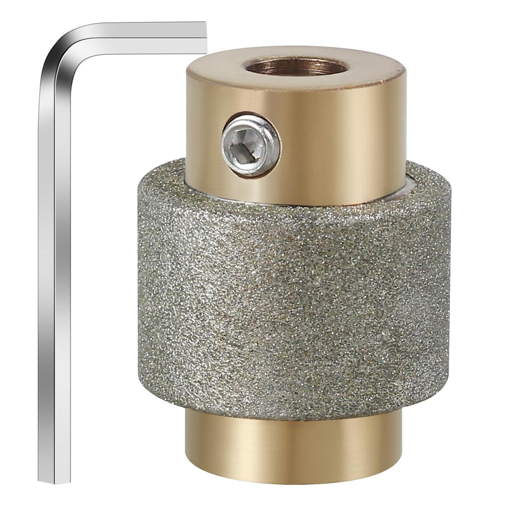Glass Grinder Bits Diamond Grinder Bit Head Tools Multi-size 1 Inch, 3/4 Inch, 1/4 Inch Frosted Stone Grinder Bit for Stained G