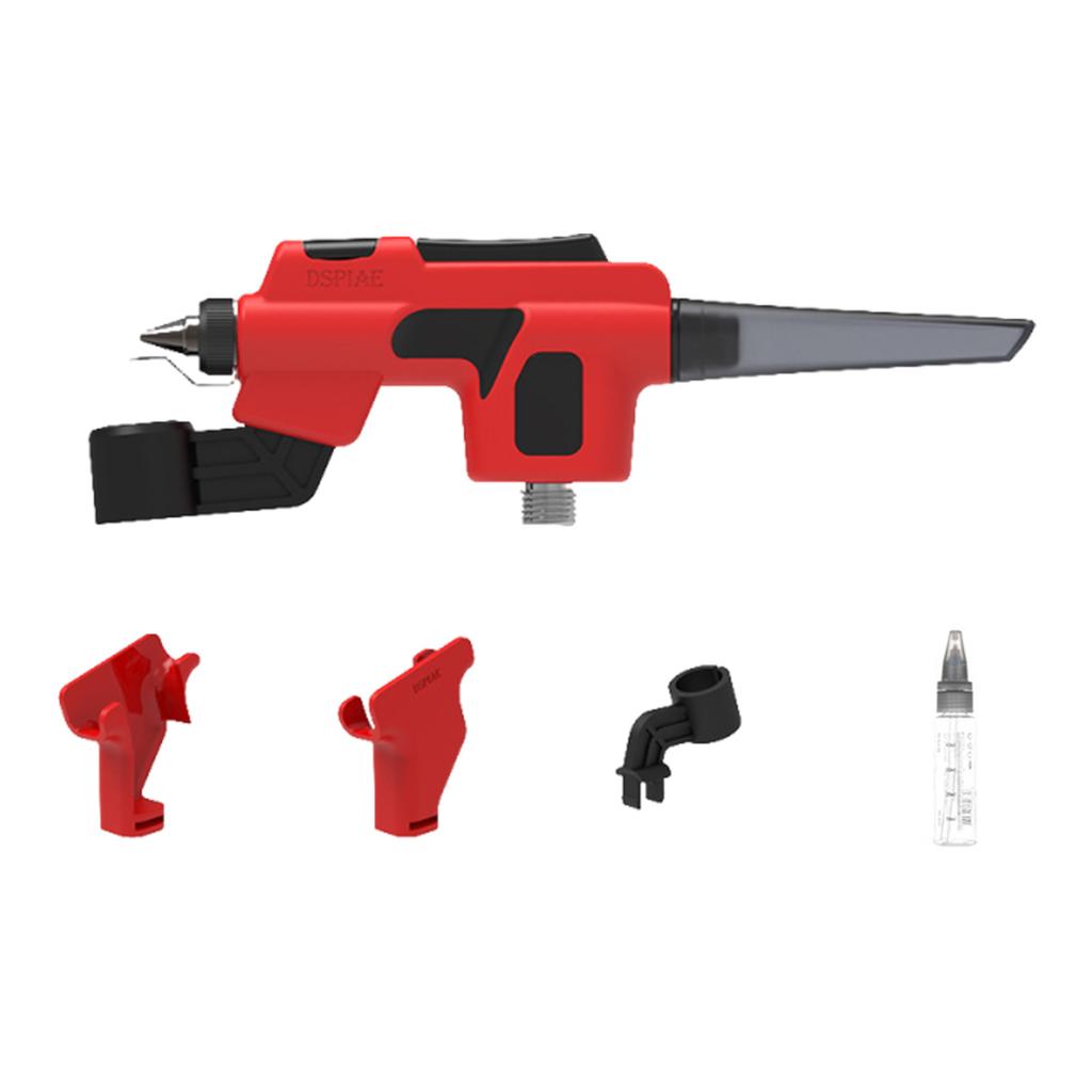 PT-AB Wash-Free Airbrush with Marker Rack No-Clean Airbrush No-Wash Airbrush Quick Paint Change Hobby DIY Craft Tools