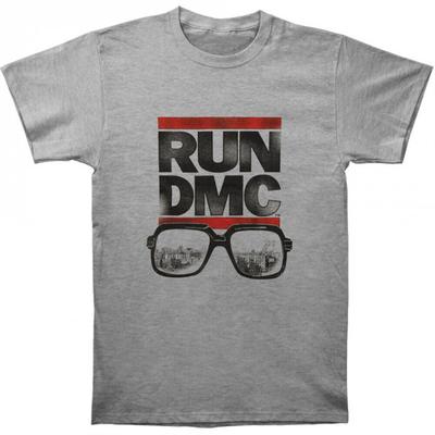 Run DMC Unisex Adult Glasses NYC Cotton T-Shirt