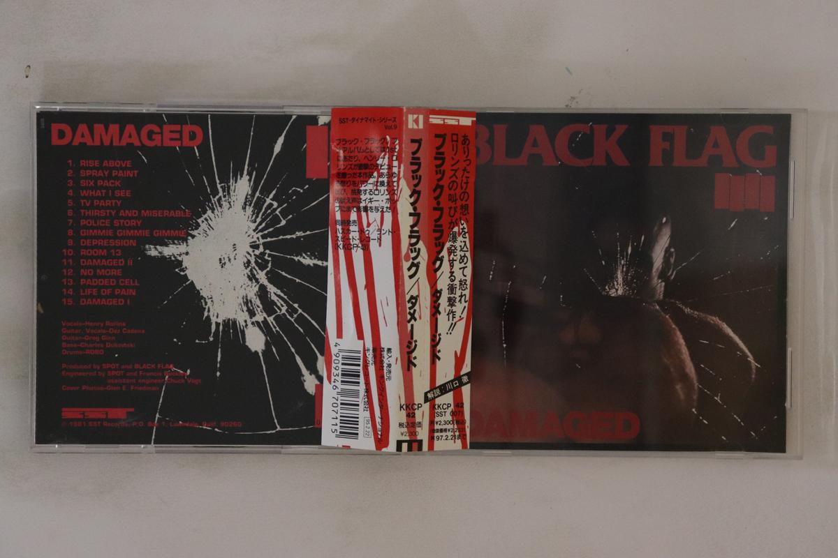 

CD BLACK FLAG - Damaged KKCP42 SST Records 1995 Japan Obi Rock Used