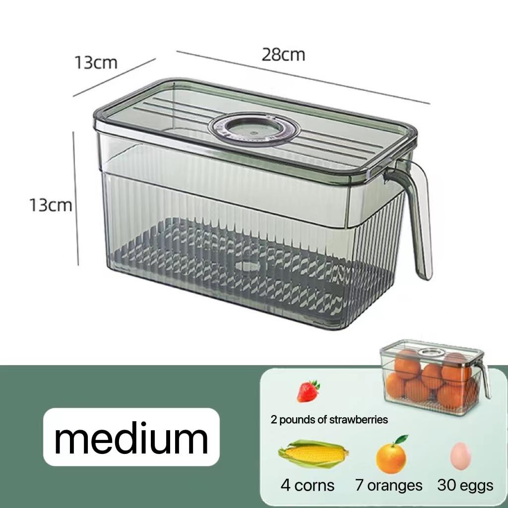 

Ящик для хранения холодильника, органайзер для свежего холодильника, контейнеры для хранения овощей и фруктов, кладовая, кухонный органайзер