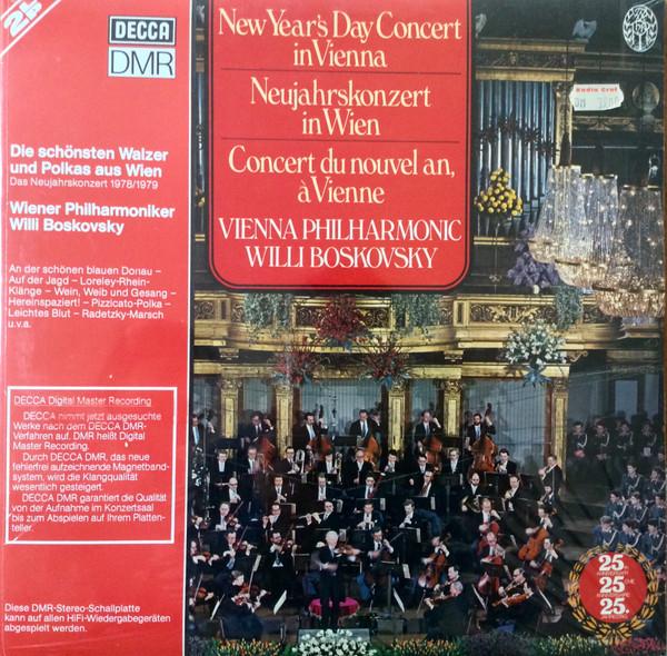 

LP Record WIENER PHILHARMONIKER WILLI BOSKO New Years Day Concert In Vienna 19 648140 Decca Germany Classical Used