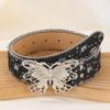 Casual Womens Canvas Belt With Butterfly Clasp Jeans Belt Accessories Clothing