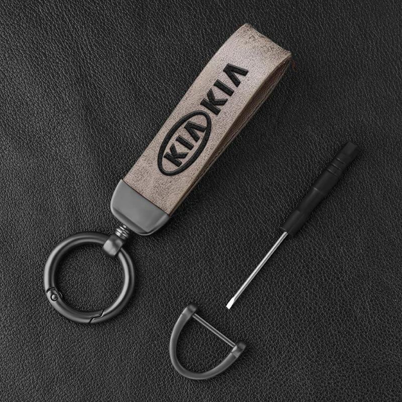 Car Logo Keychain Decoration Pendant Key Ring For Kia Sportage Carnival Seltos Sorento Rio Borrego Ceed Forte K3 K4 K5 K7 K9 EV3 Gbnkr30