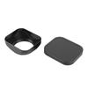 Camera Lens Hood Aluminium Alloy Accurate CNC Fine Processing Lens Hood Shade Protector with Cap