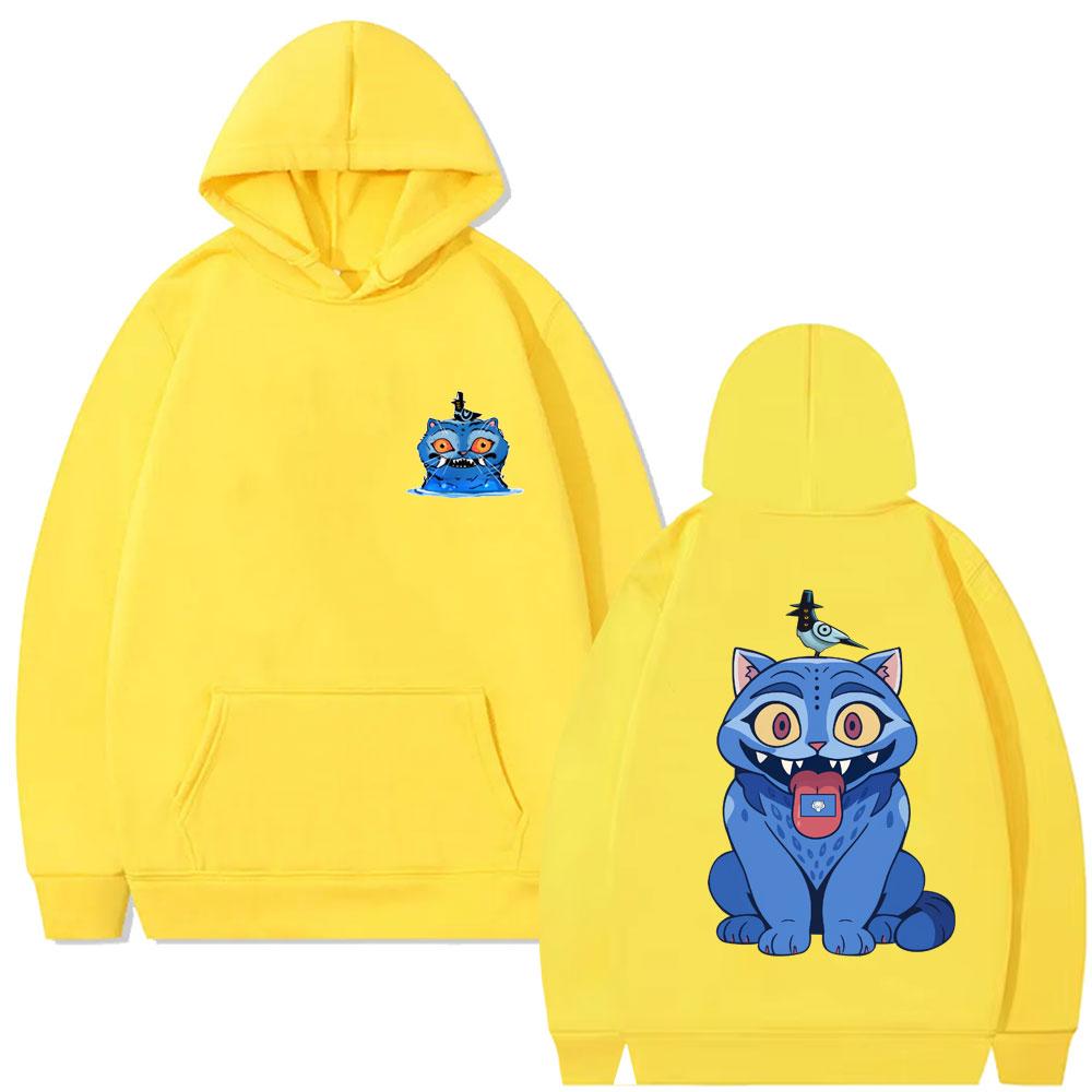 Kpop Demon Hunters Cute Funny Derpy Tiger Graphic Hoodie Men Women Fashion Cartoon Trend Hoodies Oversized Fleece Tracksuit