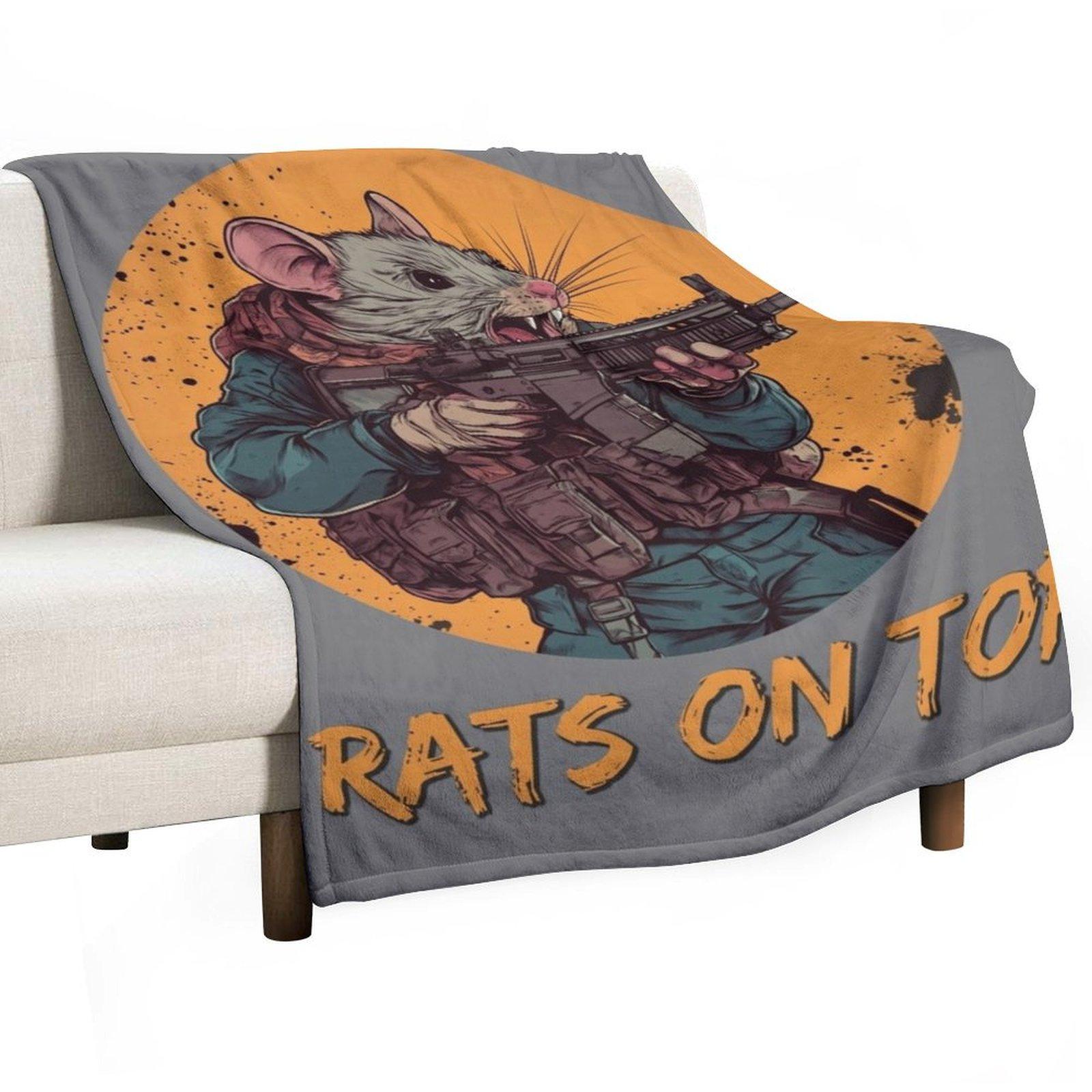 Escape From Tarkov Банда Крыс Плед Модный Диван Роскошный Плед Огромный Диван Клетчатые Пледы 30x40in