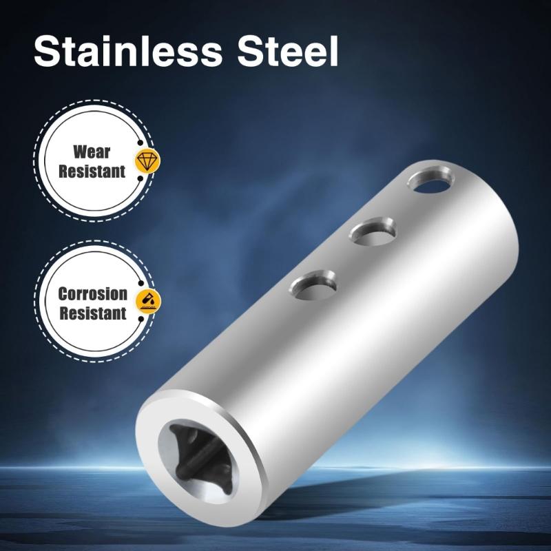 Electric Tongue Jacks Drill Bit Attachment Efficient Suitable For 1Inch Driving Shafts With Stainless Steel Construction