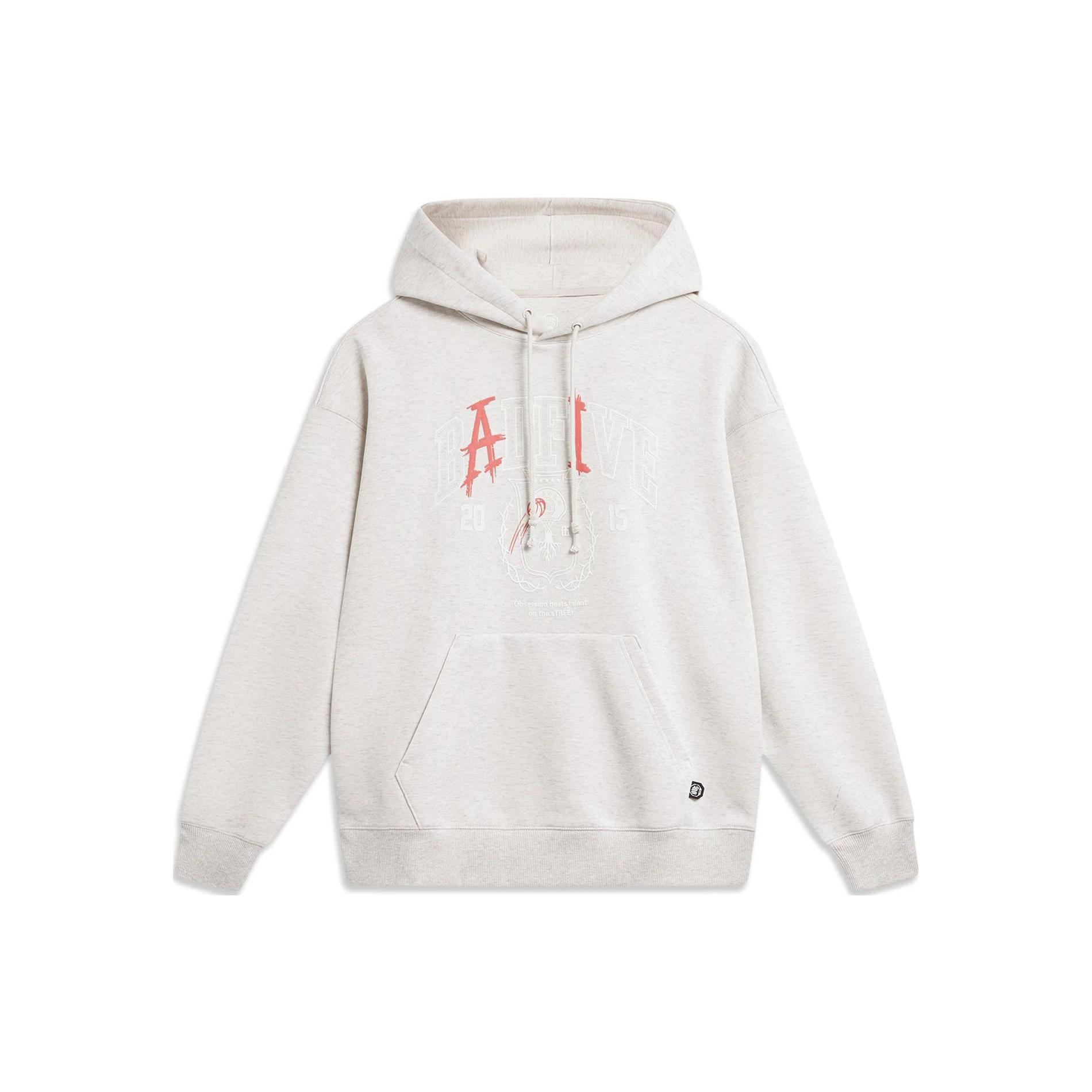 Свитшот Li Ning мужской Хизер Серый Плиточный Серый AWDT475-3 XL
