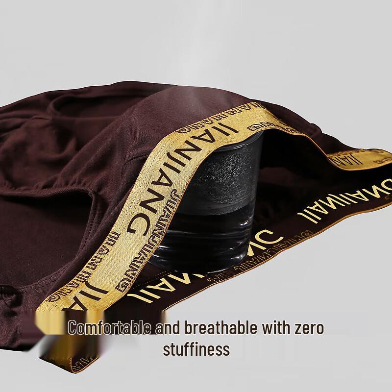 Jianjiang Pánské modalové antibakteriální boxerky 3-balení