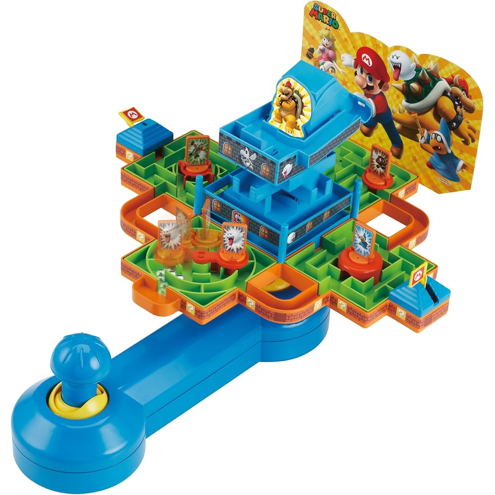 EPOCH Super Mario Maze Game DX with Princess Peach and 5 Mazes Board Game