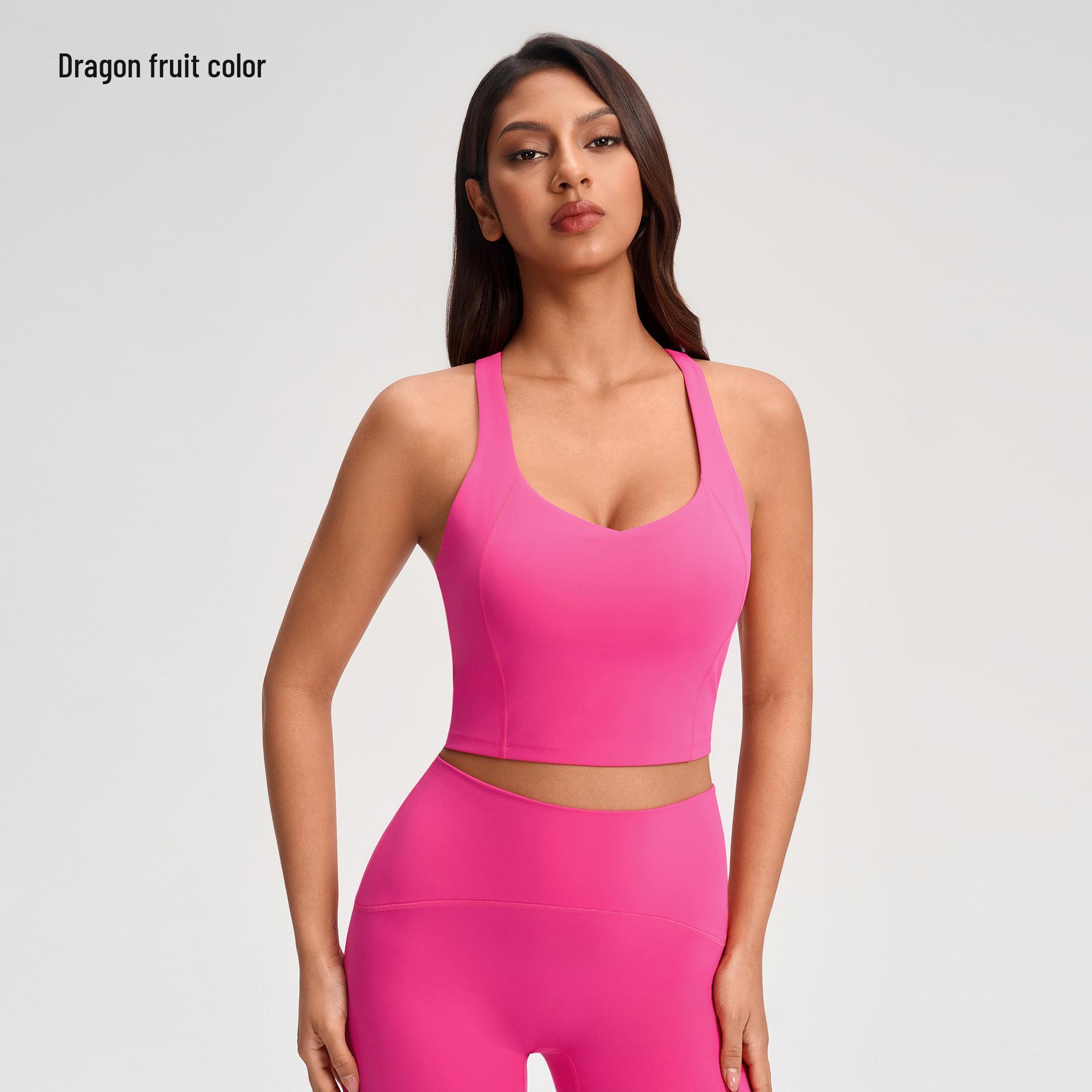 

Women s Racerback Sports Bra with Chest Pads - YG-1011 EU 8