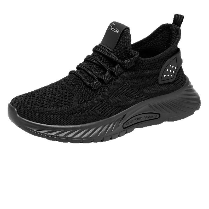 Shoes women's summer new fashion casual sports shoes large size single shoes trend flying woven women's shoes
