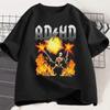 Funny ADHD Graphic Tee Shirt Unisextal Health Awareness TShirt Unisex Women Fashion Casual Tops All Season Loose Harajuku Clothing