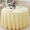 Advertising Exhibition Tablecloth Tablecloth Round Table Skirt Skirt Plain Weave Solid Color Zhu Wenwei Gauze Material Round Tablecloth