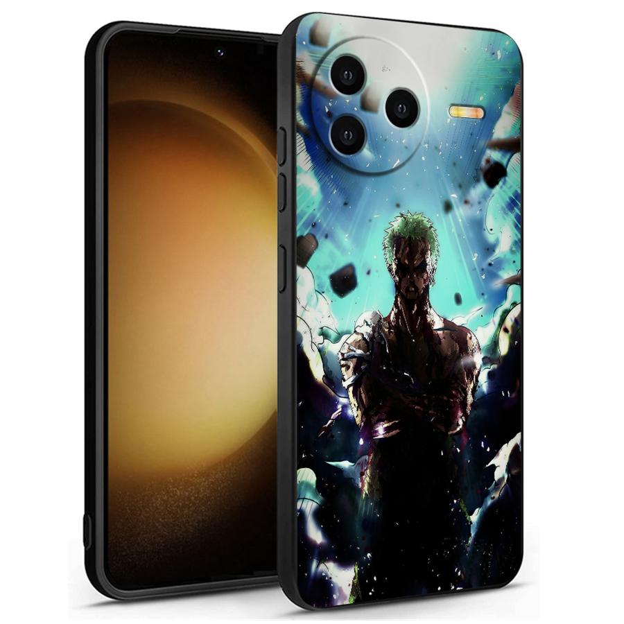 One Piece Cool Green Zoro Black Soft Phone Cover Case for Xiaomi Redmi A5 13C A4 14C A3 9 A1 A2 Plus K40 K80 Pro 10 12C