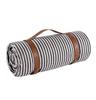 Custom logo Print New Design Outdoor Picnic Rug Acrylic Foldable Picnic Waterproof Blanket Mat with Leather Strap