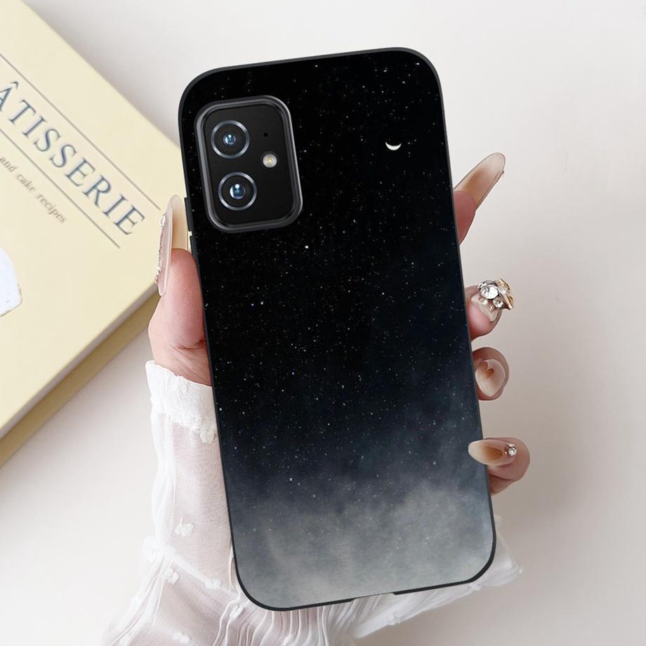 Per Custodia ASUS ZENFONE 8 ZS590KS Astronauta Drago Animali Cartoni Animati Stile Cool Silicone Morbido Copertura Nera per Telefono Per ASUS ZS590KS Borsa