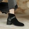 Winter 2024 Autumn Ankle Boots for Women New In Booties Large Size Warm Designer Luxury Hot Trend Footwear Y2k Woman Short Shoes
