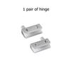 Stainless Steel Adjustable Clamp Pivot Glass Door Replace Hinge for 1-8mm Thickness Glass Suitable for Fixed Cabinet Glass Door