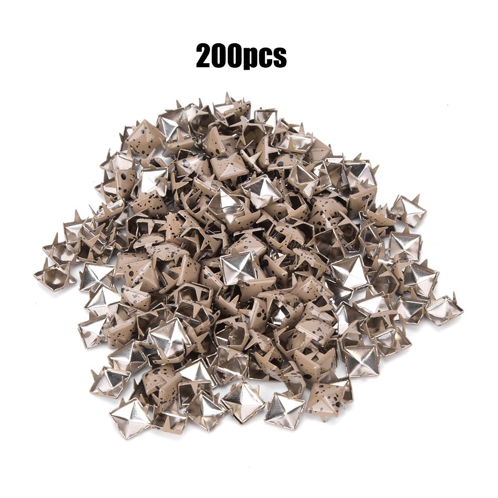 200 Stuks   Klinknagels Metaal Stijlvol   Schoenen Tassen Hoeden Decoratie Accessoires 9mm