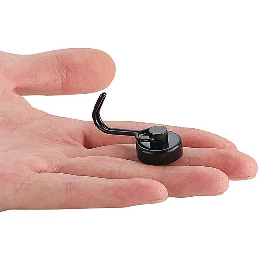 Magnets Hook Rotatable Punch Free Reusable Removable Kitchen 8Kg Pull Refrigerator Magnetic Hanging Hook for Daily Use