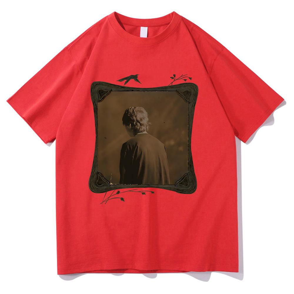 

Этель Кейн Неттлс 2025 Футболка Темный Стиль Y2K Унисекс Футболка Летние Повседневные Дышащие Футболки Унисекс Свободный Уличный Стиль Хлопок XXL красный