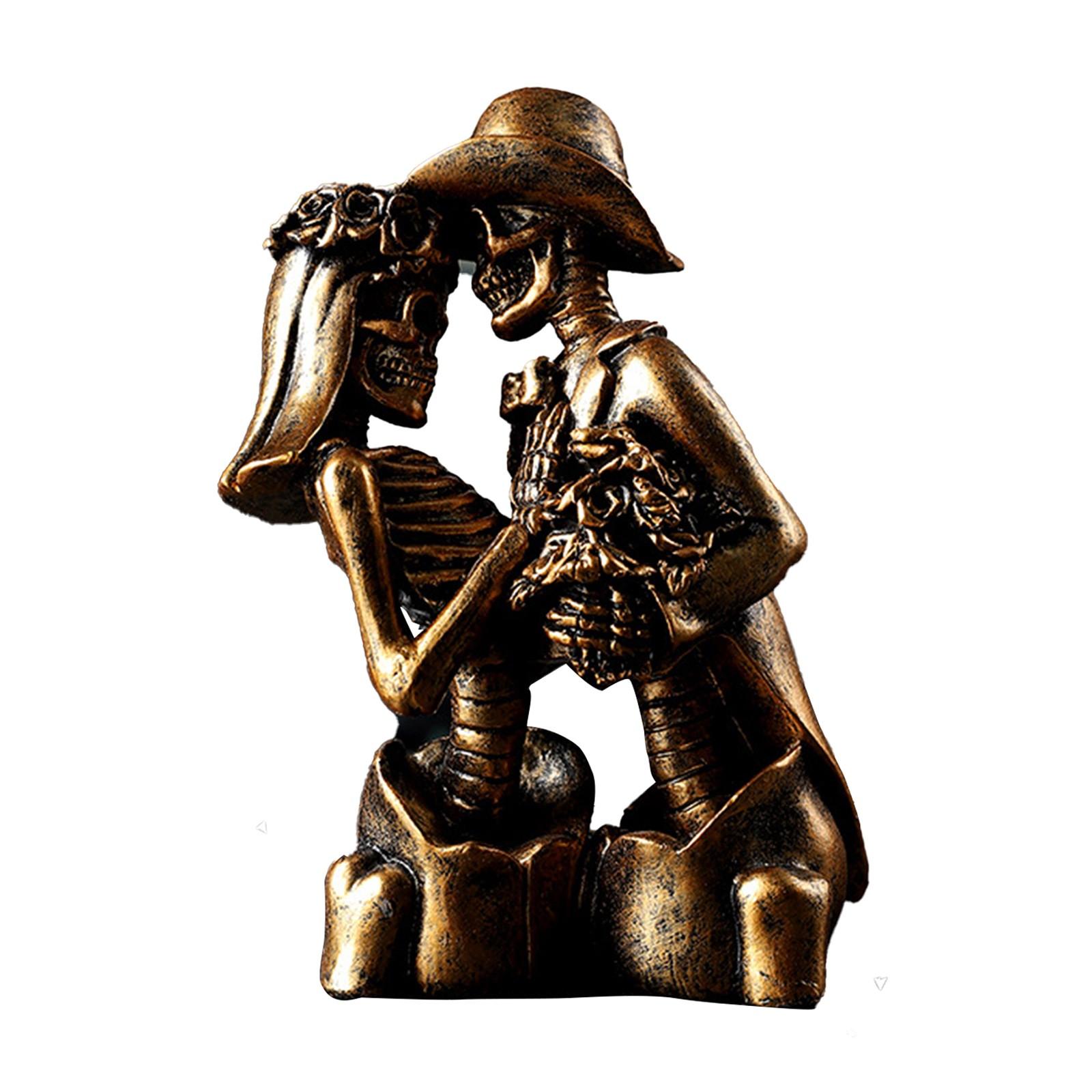 

Статуэтки Muertos Украшения ко Дню мертвых Смерть разлучит нас Декор - Готический свадебный торт Топпер Декор One Size