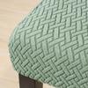 Thick Jacquard Chair Covers Soft Elastic Fabric Chair Seat Case Dining Room Removable Chair Slipcover Solid Color Restaurant 1pc