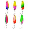 6Pcs 5g/4cm Colored Sequins All Water Universal Sharp Hook Increase Rate Angling Willow