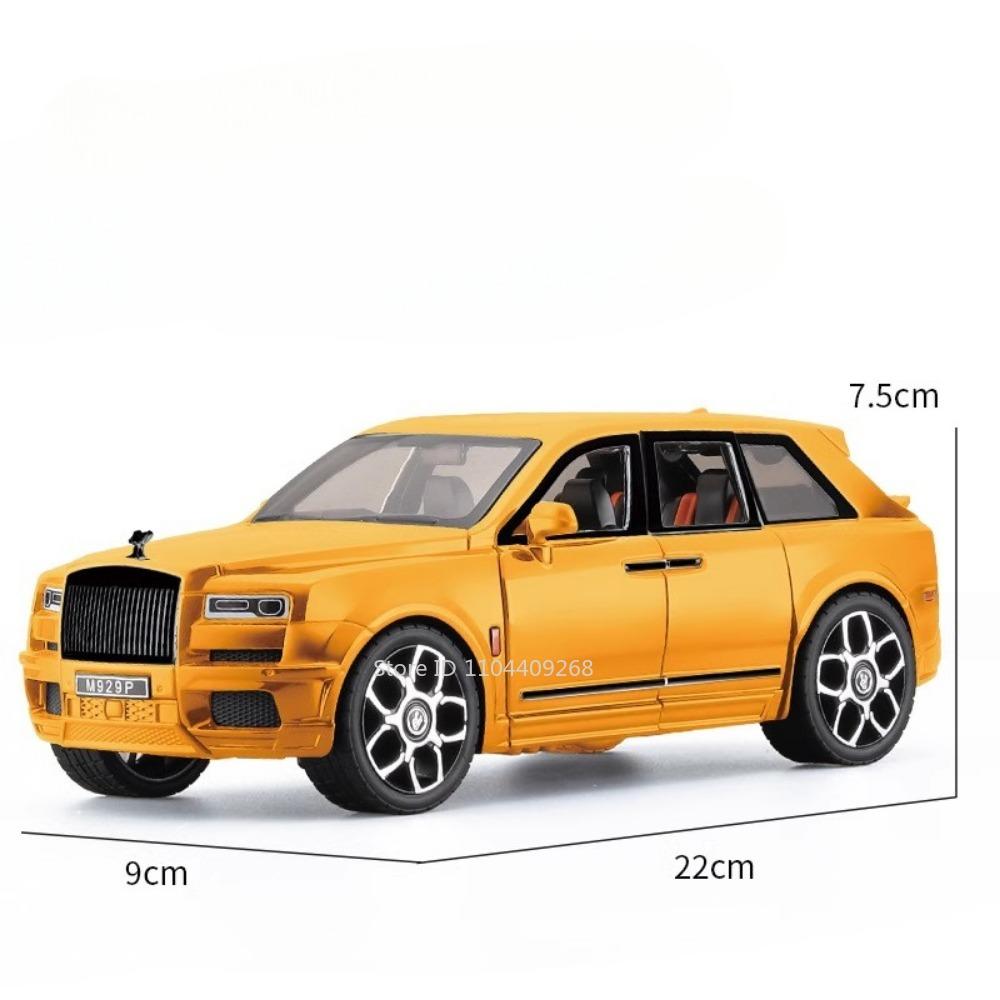 Large Size 1:20 Rolls Royce Cullinan AE86 Car Model Toy Music Light Pull-back Free Wheeling Vehicle Models Children Adult Gifts