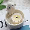 Resin Ghost Candle Holder Rabbit Dog Tea Scented Candle Candlestick Living Room Bathroom