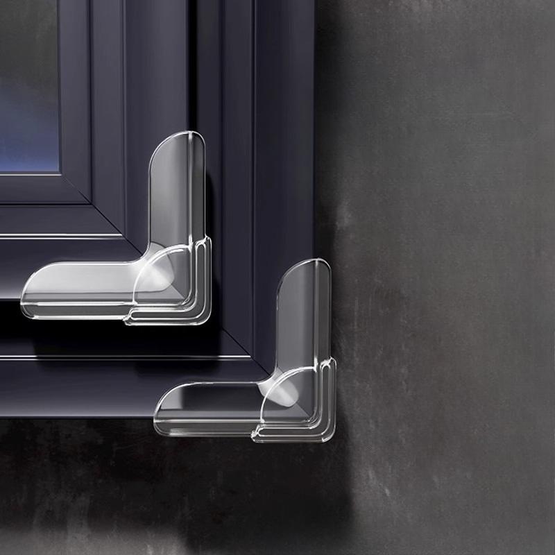 

Break Bridge Aluminum Window Anti-collision Guard Corner Anti-bump Straight-angle Silicone Window Full-wrap Sharp-corner Protection Cover 1pc
