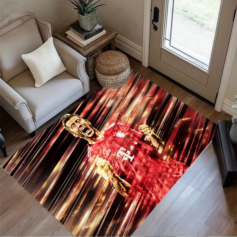 Goal Celebration Moment Floor Rug Office Rug Suitable for Decorate Room Dining Room Foyer Entryway Antislip Carpet Decorate Offices