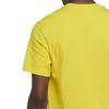 Nike T Shirts Men's Yellow Crew Neck Moderate Straight Fit CV2111-735
