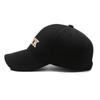 Men Embroidered Letter Baseball Cap Women Black Cap Spring Summer Ponytail Panama Cap Snapback Hat Sun Visor Hats Fishing Hat Peak Cap