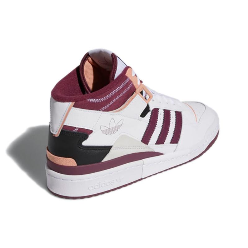 Adidas Forum Exhibit Mid 'White Victory Crimson' Sneakers H01920