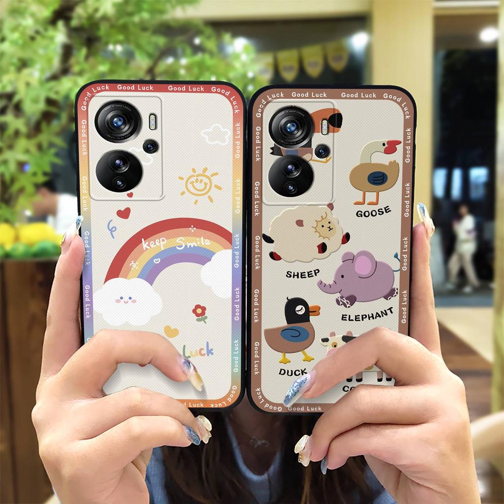 TPU Cartoon Phone Case For ZTE Axon40 Pro/A2023 Protective Full Wrap Anti-dust Shockproof Anti-knock Durable Cute Cover