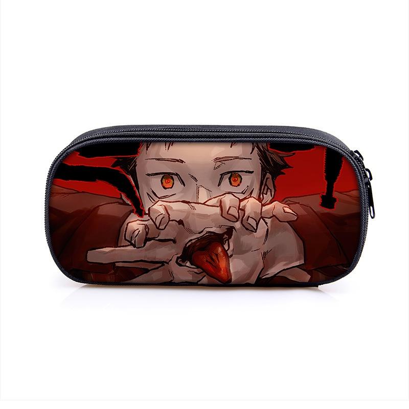 Jujutsu Kaisen Pencil Box With Large Capacity For Students And Makeup Essentials