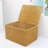 Imitation Rattan Storage Basket Household Large-capacity Clothes Sundries Desktop Snacks Toys Sorting Kitchen Storage Basket