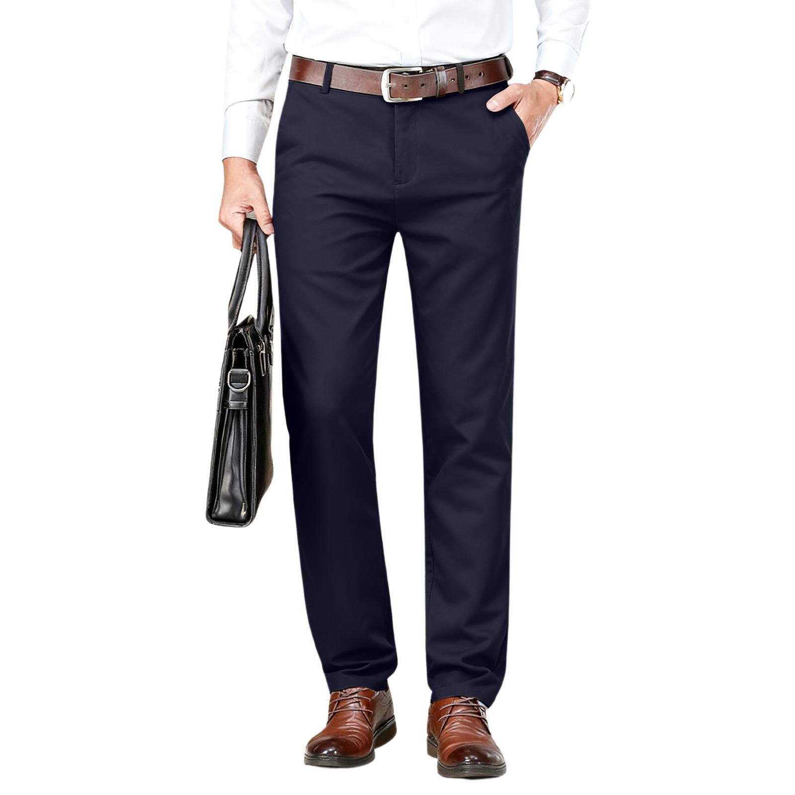 

Мужские вельветовые брюки свободного кроя, эластичные, легкие, дышащие (Обычный) 30