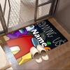 Custom Name Personalized Among Us Print Carpet, Versatile Home Decor Rug, for Playroom, Apartment, Balcony, Entryway, Hallway Gift