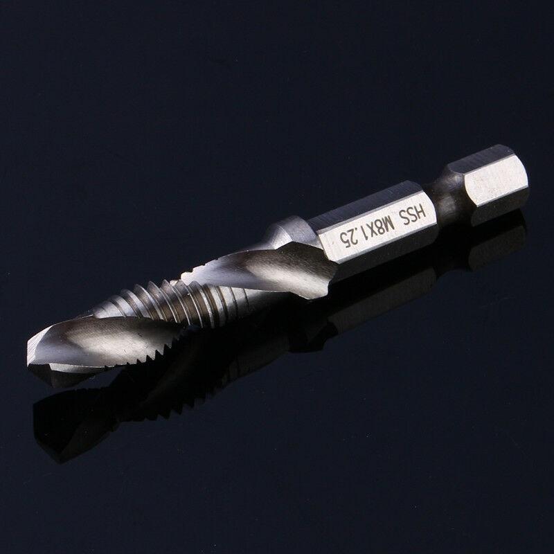 Premium Quality Hex Shank Titanium Plated Screw Thread Drill Bits Set Compound Tap Tool