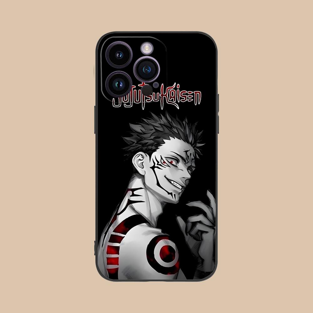 Jujutsu Kaisen Sukuna Mobile Phone Case for iPhone 17 16 15 14 13 12 11 X XR XS 8 7 Air Pro Max Plus Mini Colorful Cover Pretty