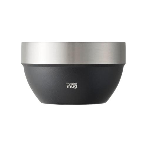Thermo Mug SB23-32 Stackable Bowl, 320ml, Black, Double-walled Vacuum-Resistant