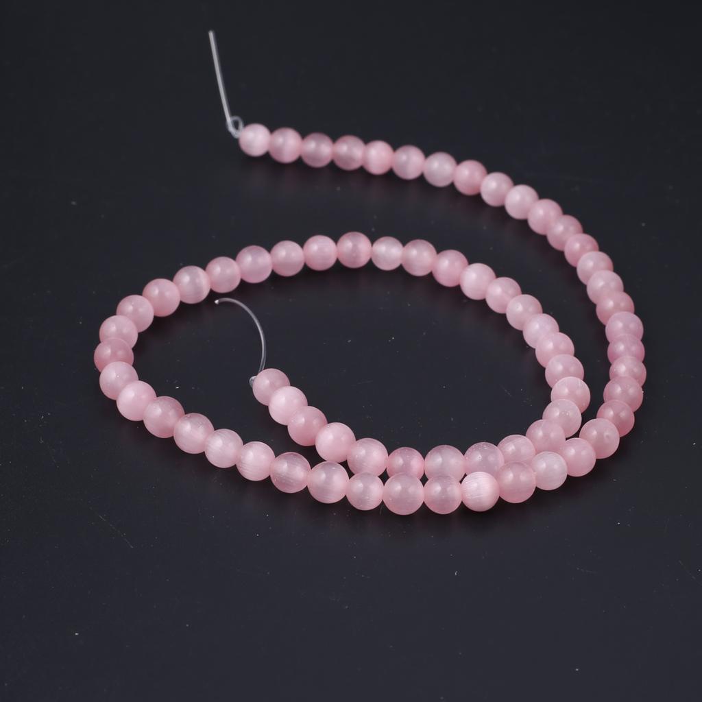 Koraliki Opal Naturalny Kamień Opal Okrągły Koralik Izolacyjny 8mm Do Wyrobu Biżuterii DIY Bransoletka Naszyjnik Kolczyki długość 38cm