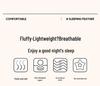 Class A 100% Cotton Ultra-Soft Pillow Pair - Neck Protection & Spine Support