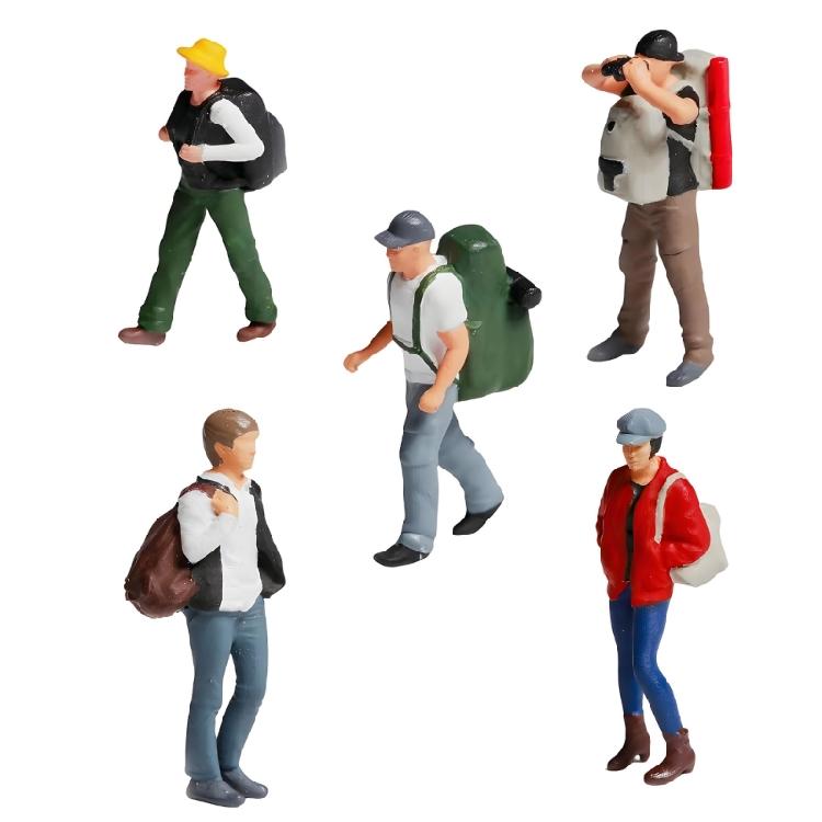 Artistic Small Rock Climber Models Delicate Climbing Statues Resin Texture for Collectors and Decorative Displays