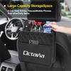 Autositz-Rücken-Organizer Hängende Auto-Rücksitz-Aufbewahrungstasche für Skoda Octavia Rapid Fabia 1 2 VII S Kodiaq Kamiq Scala Superb VRS